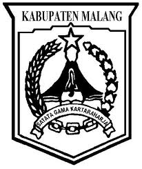 Logo Kabupaten Malang Hitam Putih