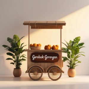 Desain Gerobak Gorengan Minimalis
