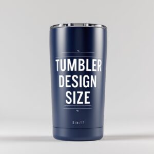 Tumbler Design Size
