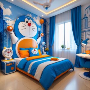 Desain Kamar Tidur Doraemon