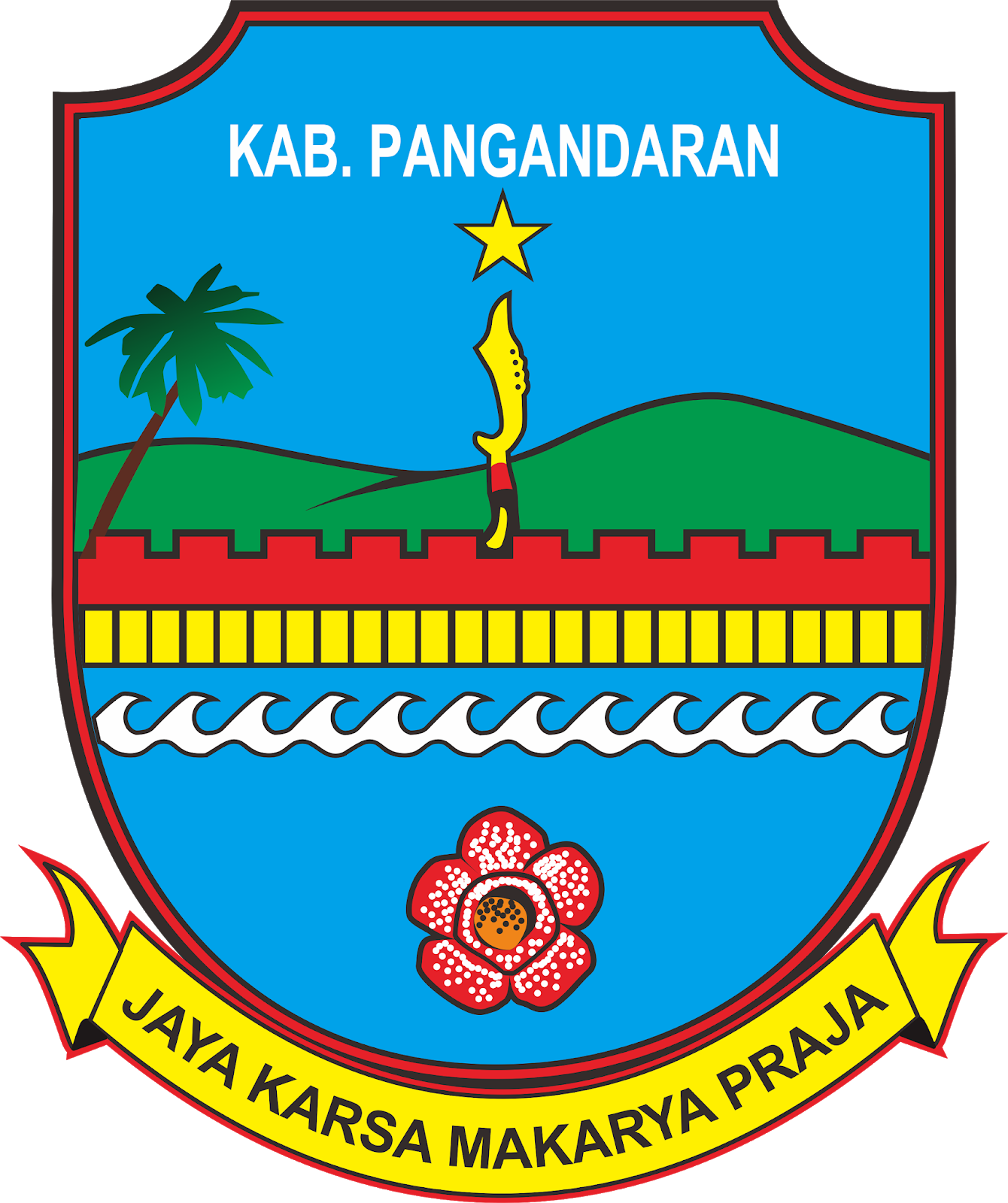 Logo Pangandaran PNG