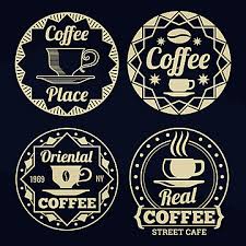 Desain Stiker Kopi Bubuk