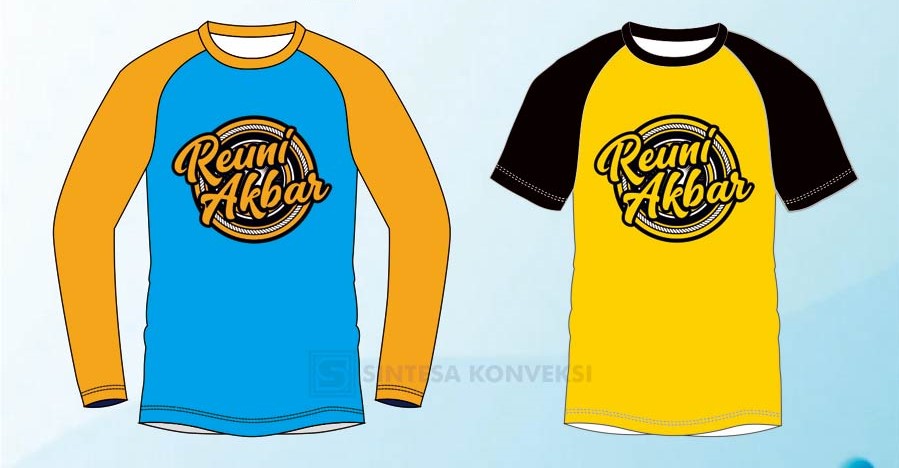 Desain Kaos Reuni SMA Keren