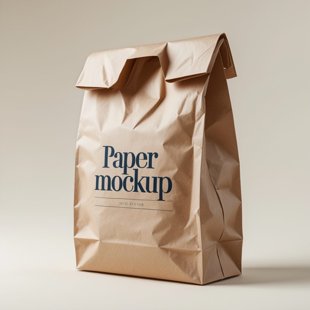 Neat Paper Bag Mockup
