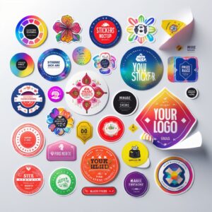 Stickers Mockup