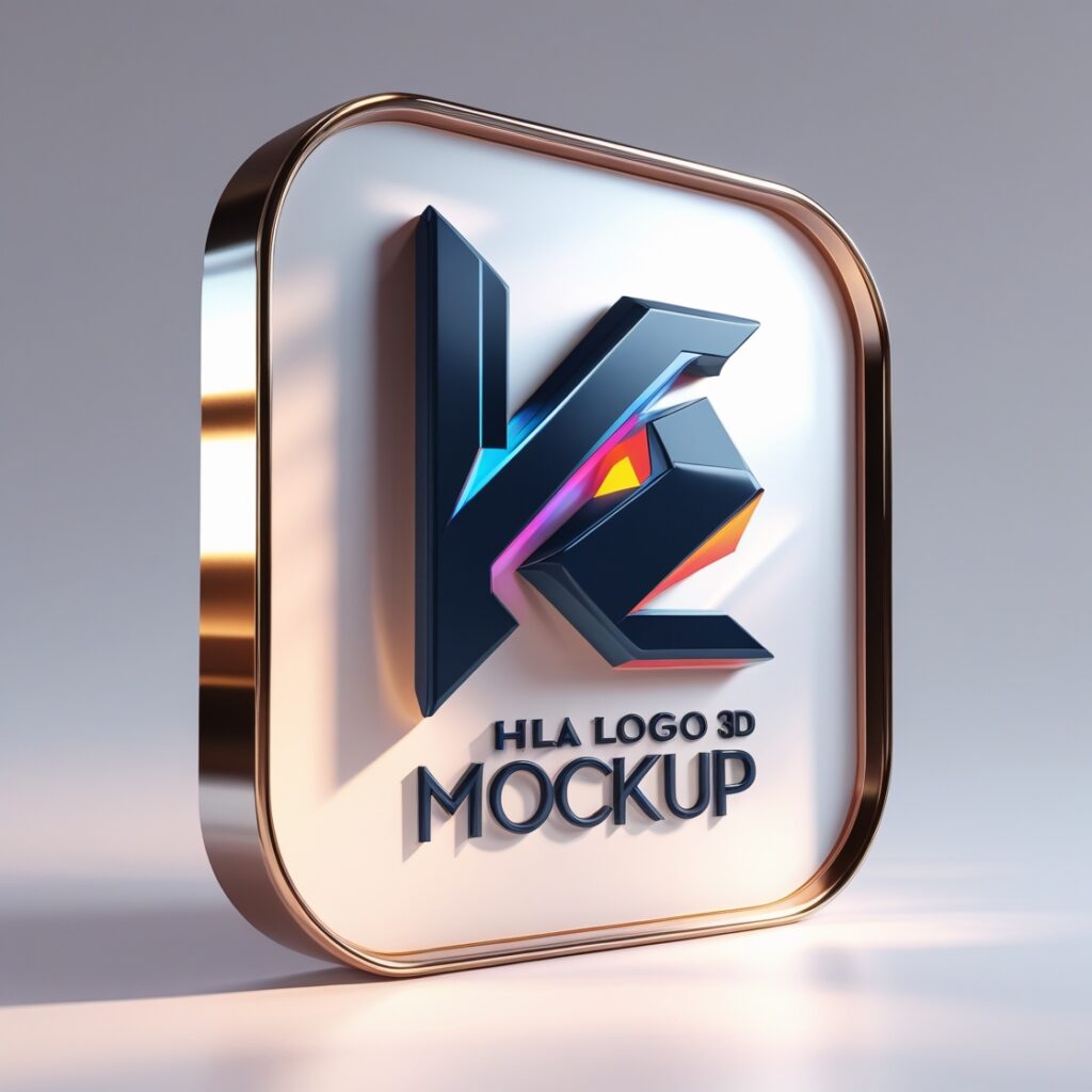 Mockup Logo 3D
