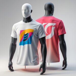 T-shirt Mockup Front and Back