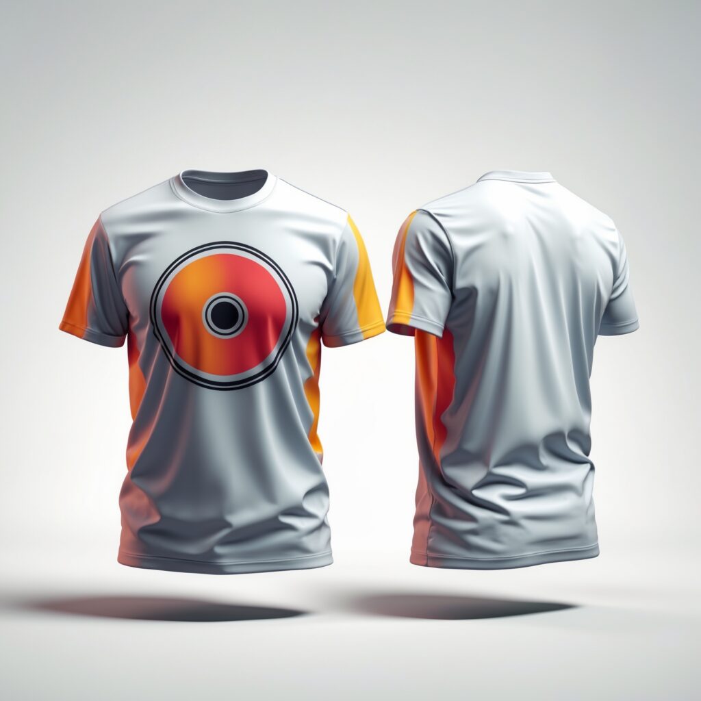 T-shirt Mockup Front and Back