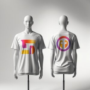 T-shirt Mockup Front and Back