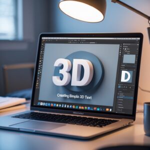 Cara Membuat Teks 3D Sederhana Di Photoshop